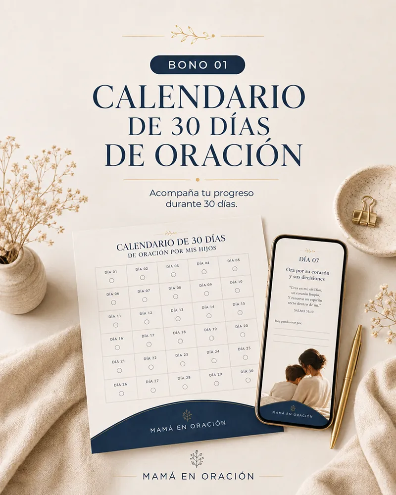 Imagen del BONO 01: Calendario de 30 días de oración